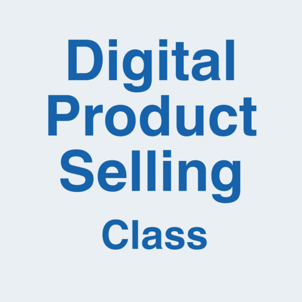 digital product selling course